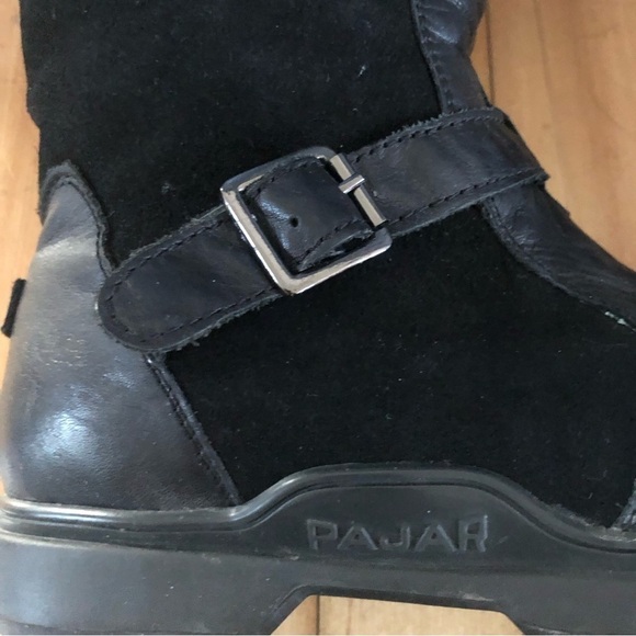 Panjar Black Leather Winter Riding Boots Size 9-9.5 - Picture 8 of 16